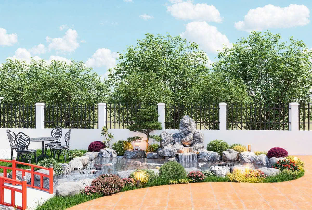 Hồ cá Koi cao cấp tại biệt thự Huế